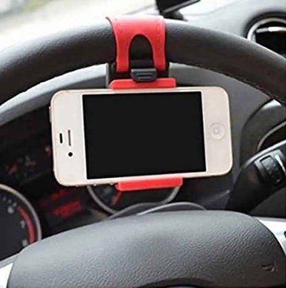 Car Steering Wheel Mobile Holder - Multicolor - Prozone