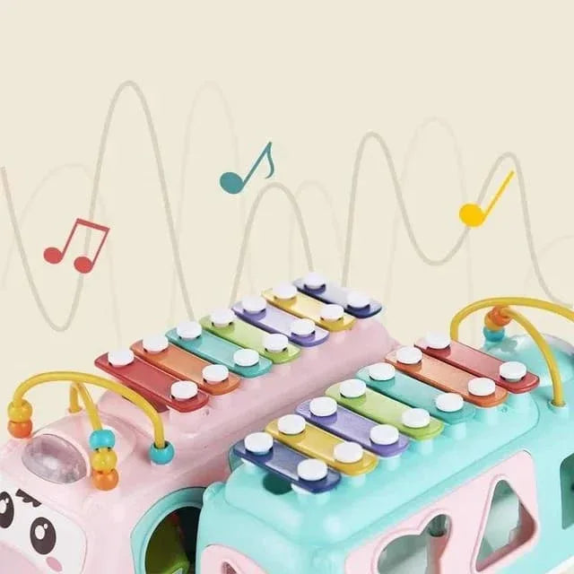 Xylophone shape bus with accessories - Prozone