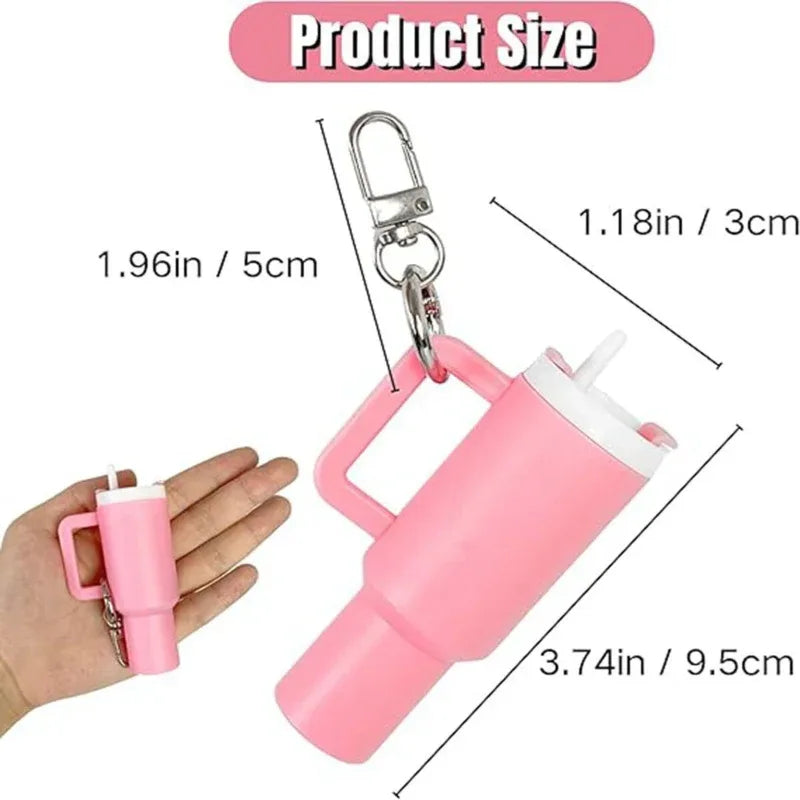 Mini Stanley Style Tumbler Keychain With Mini Storage inside - Prozone