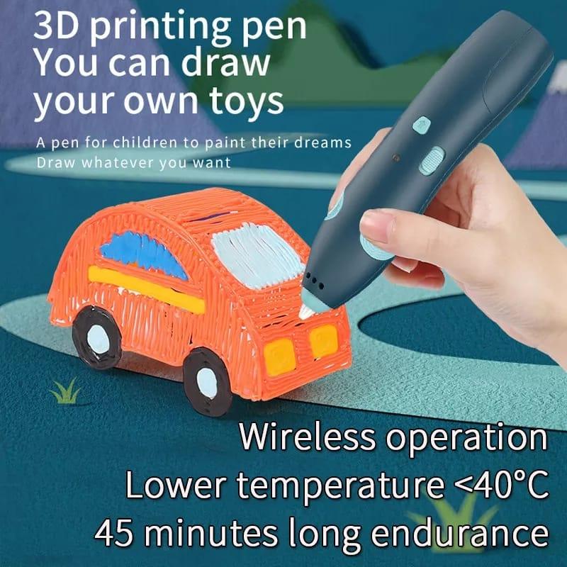 Kids 3d pen with usb , rechargeable - Prozone