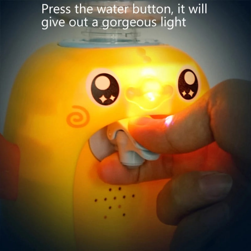 Battery operated water duck dispenser with light sounds. - Prozone