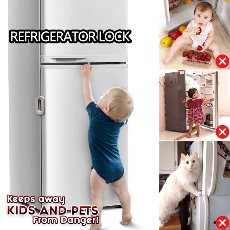 Refrigerator Lock for Child Safety Cabinet Lock Fridge - Prozone