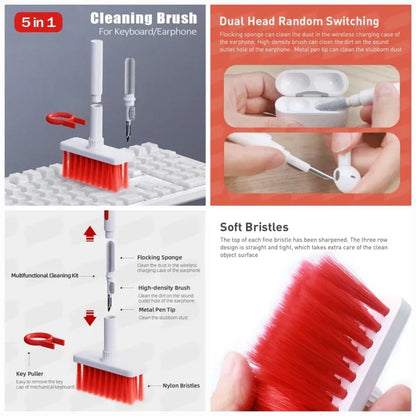 5in1 earpods & keyboard cleaning brush - Prozone