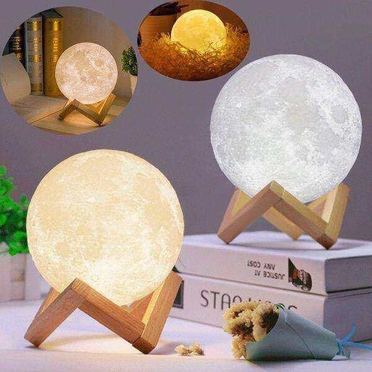 Led moon lamp night light 3d - Prozone