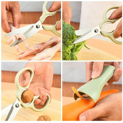 2in1 Peeler And Scissors Set Kitchen Tool - Prozone