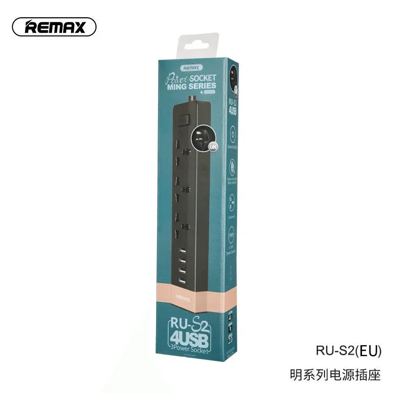 Remax ming series power socket 4 usb 3 sockets - Prozone