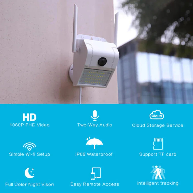 Wall lamp 1080p hd wifi camera - Prozone