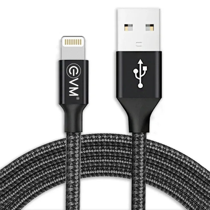 Black 2.4 a yesido ca30 type c lightning data cable - Prozone