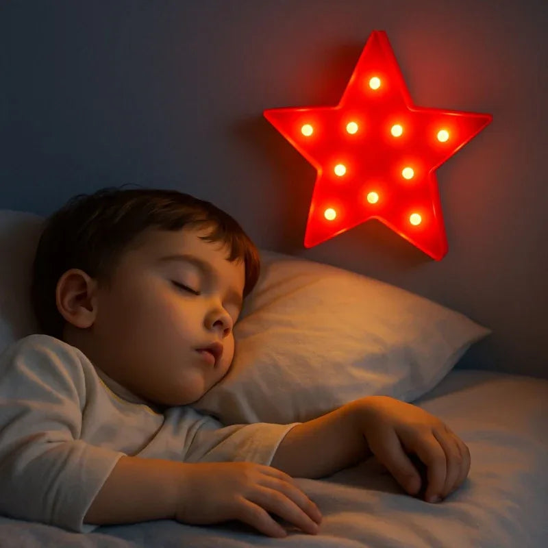 Marquee Light Star Shaped LED plastic Sign Lighted - Prozone