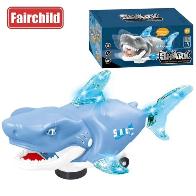 Battery operated shark with light sounds - Prozone