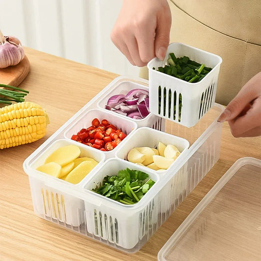 Food Storage Box With Lid and 6 Compartments - Prozone