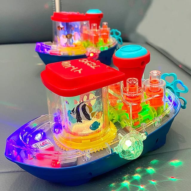 Battery operated ship with light sounds - Prozone