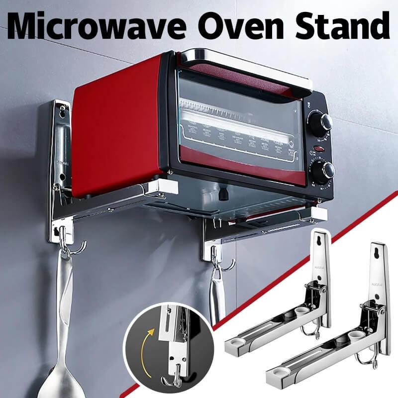 Foldable wall mounted stainless steel frame microwave oven - Prozone