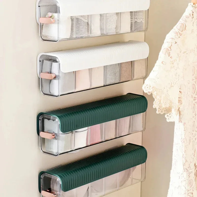 Wall mounted storage box underwear panties organizer - Prozone