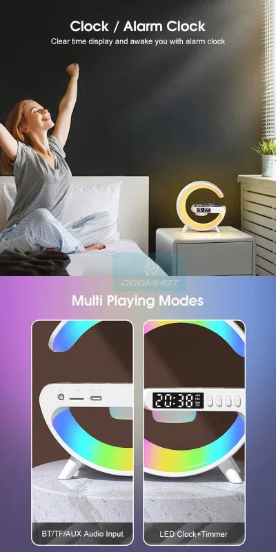 G shaped lamp bt 2301 portable speaker - Prozone