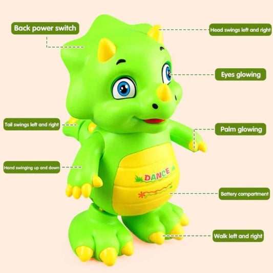 DANCING MUSICAL DINOSAUR WITH LIGHT SOUNDS - Prozone