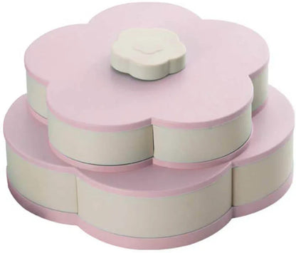 Stylish dry fruit,nimko,nuts storage box..flower shaped - Prozone