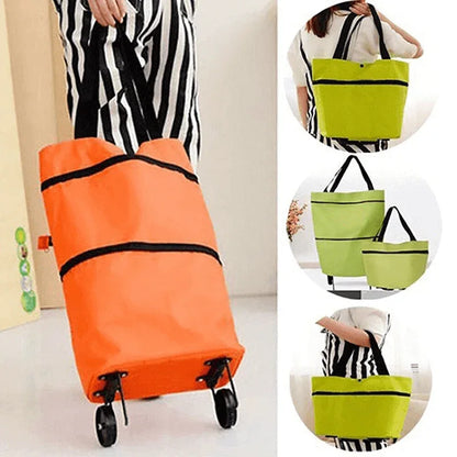 Foldable trolley bag grocery bags with wheels - Prozone