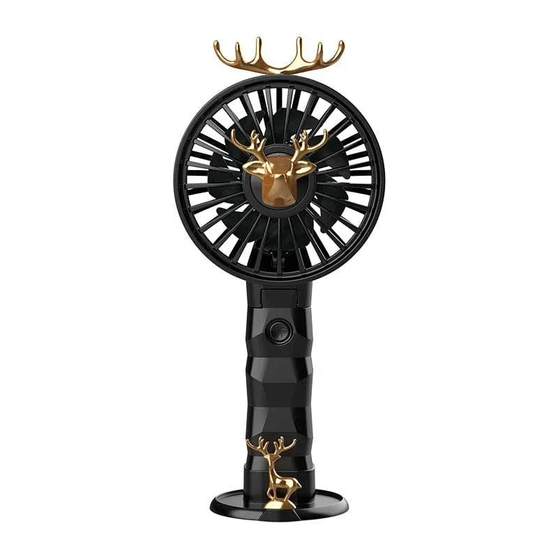 Deer Shape Rechargeable Foldable Hand Fan - Prozone