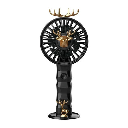 Deer Shape Rechargeable Foldable Hand Fan - Prozone
