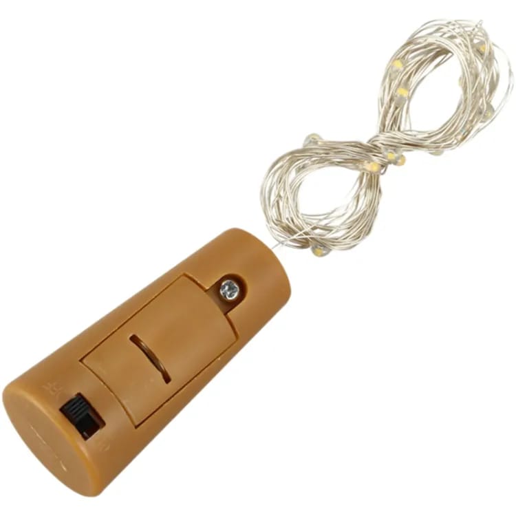 Wine bottle lights with cork led string light - Prozone