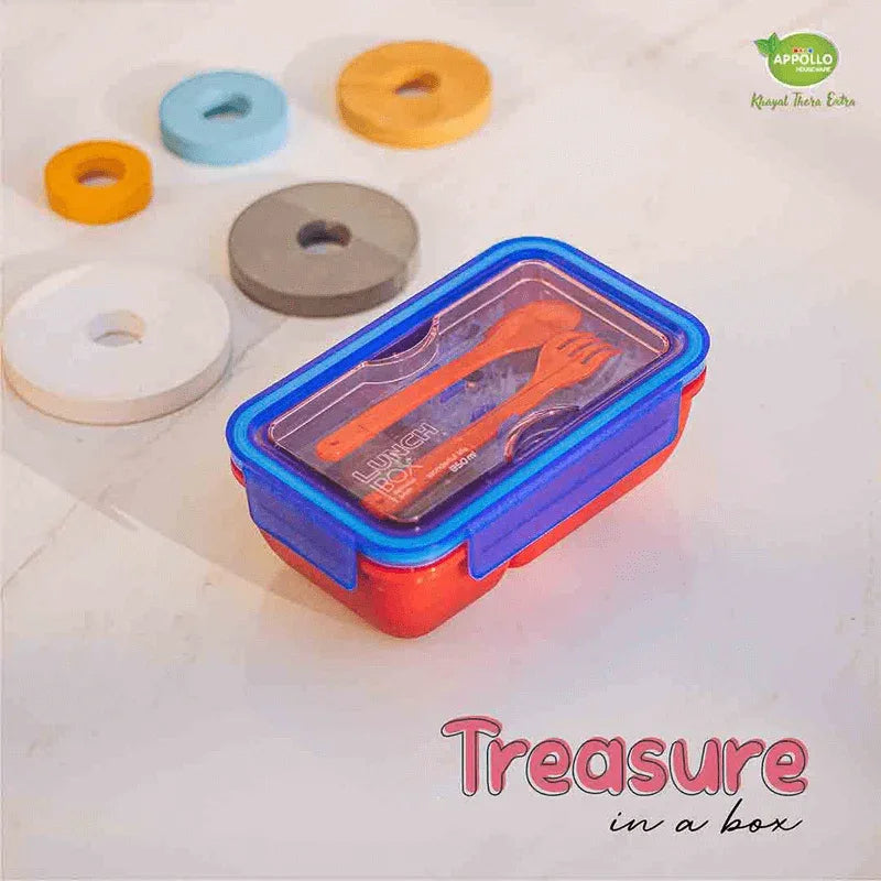 Mario lunch box with spoon and fork - Prozone