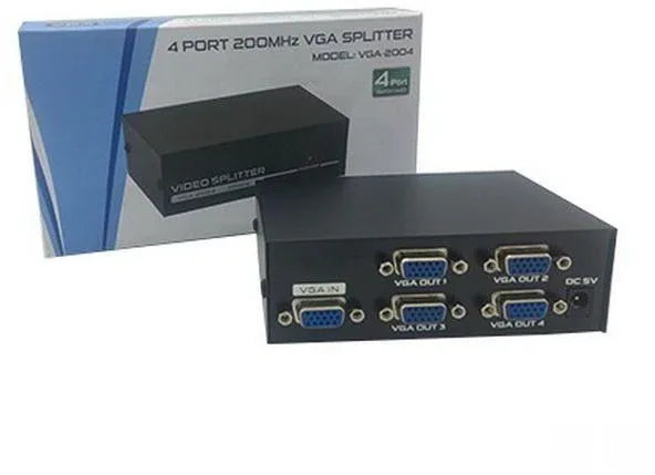 Vga splitter 4 port 200 mhz - Prozone