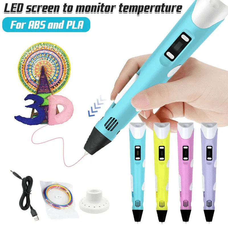 3d printing doodler stylus pen with lcd screen - Prozone