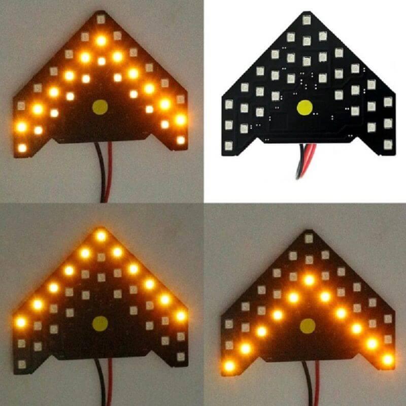 2 pcs car side replicate arrow form 33 smd led light - Prozone