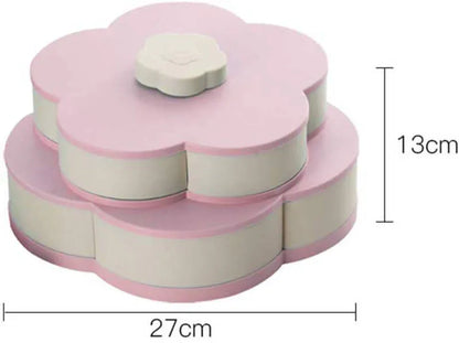 Stylish dry fruit,nimko,nuts storage box..flower shaped - Prozone