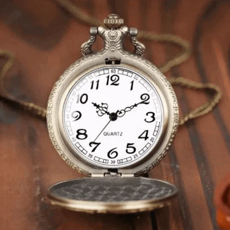 Antique cool floral design pocket watch - Prozone