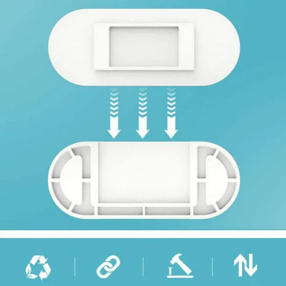Wall mounted holder for power extension board - Prozone