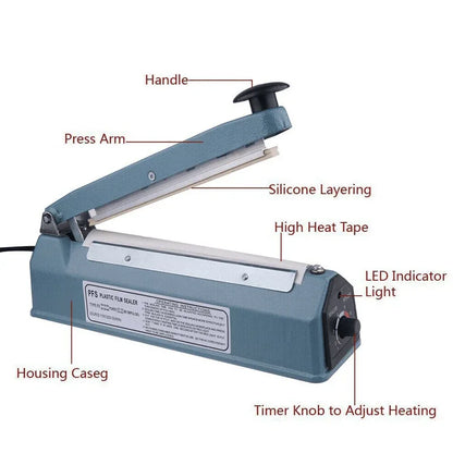 Food vacuum sealer 300w manual sealing machine - Prozone