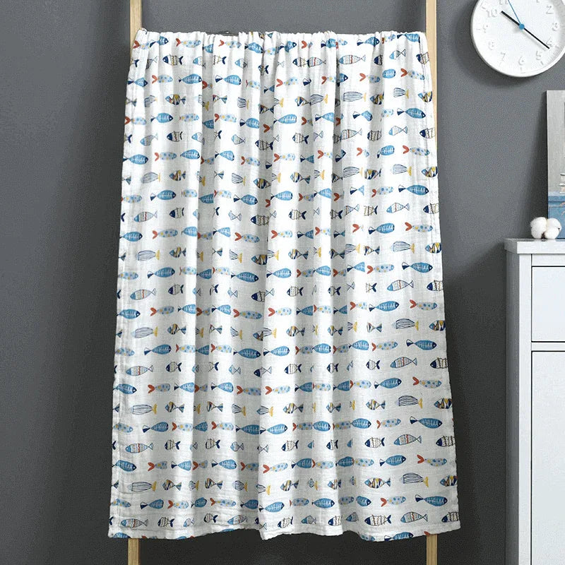 Newborn baby blanket double layer cotton - Prozone