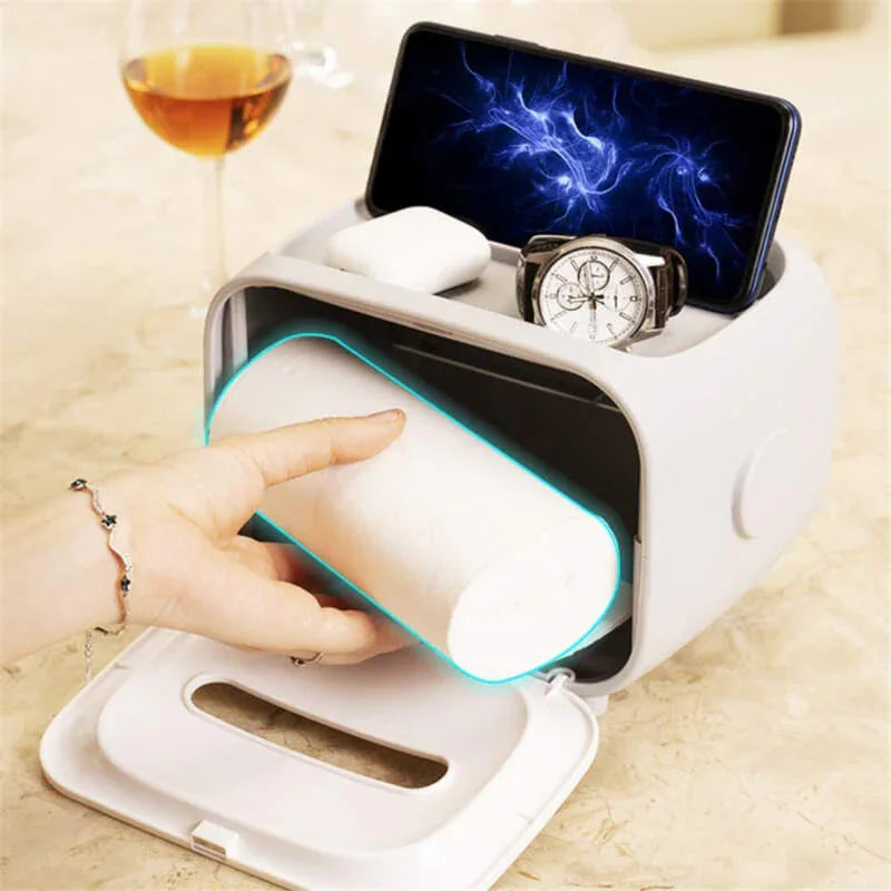 Plastic tissue box cover holder desk storage box container - Prozone