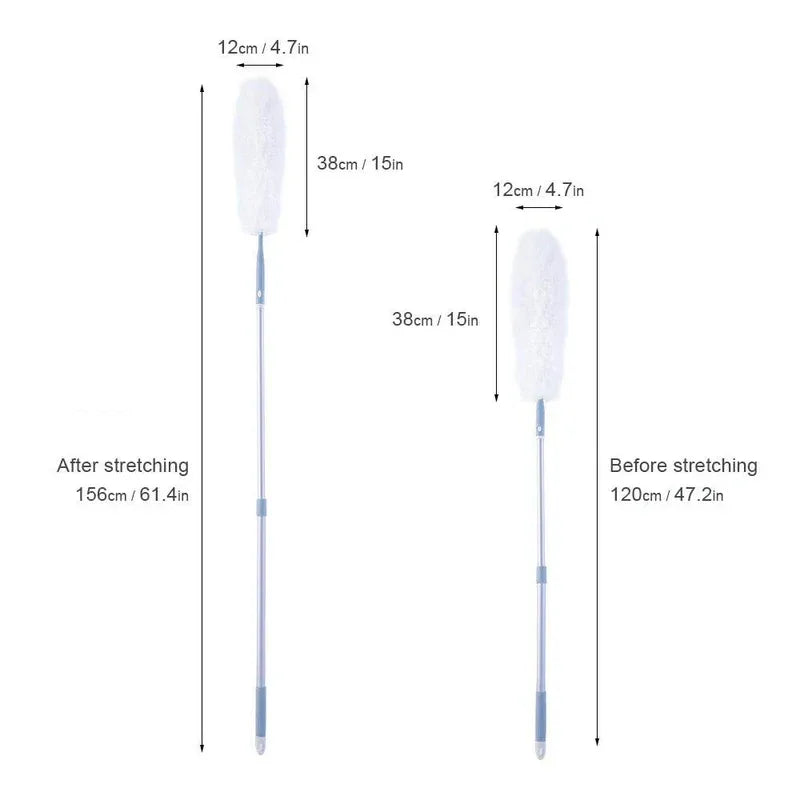 Extendable hand duster microfiber head - Prozone