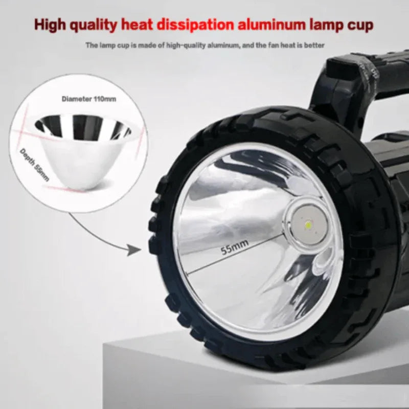 Rechargeable flashlight emergency light waterproof - Prozone
