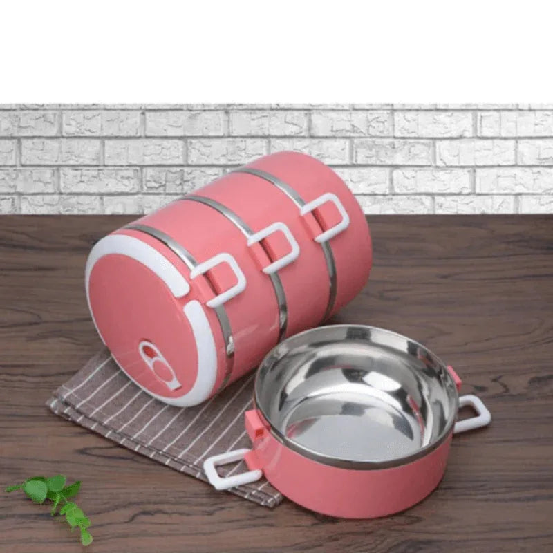 4 layer stainless steel bento lunch box - Prozone