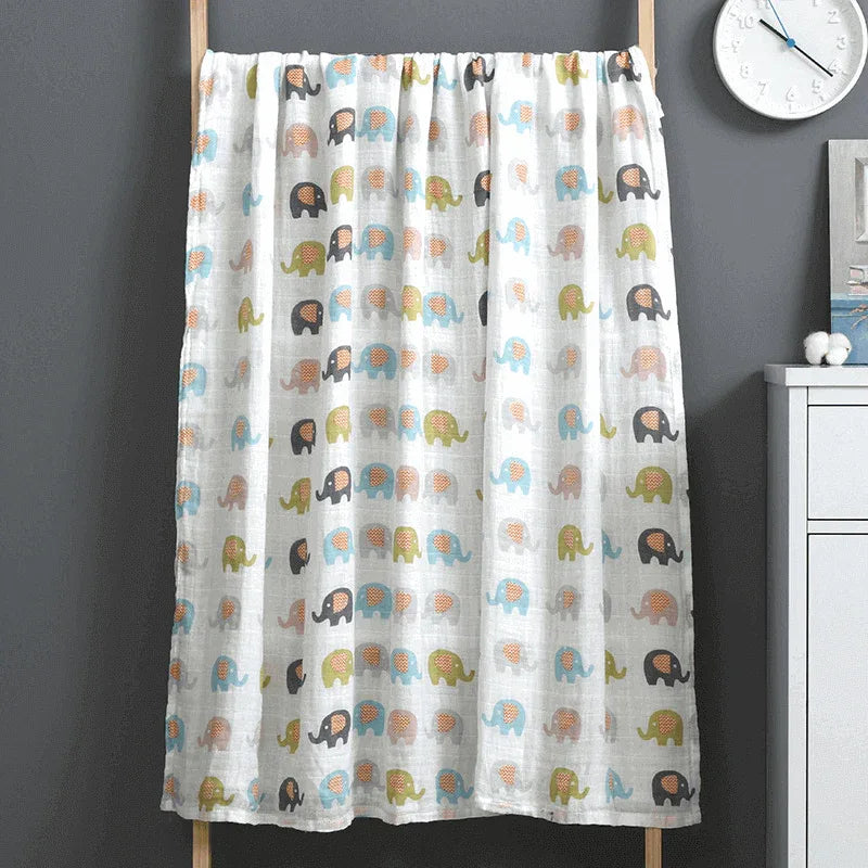 Newborn baby blanket double layer cotton - Prozone