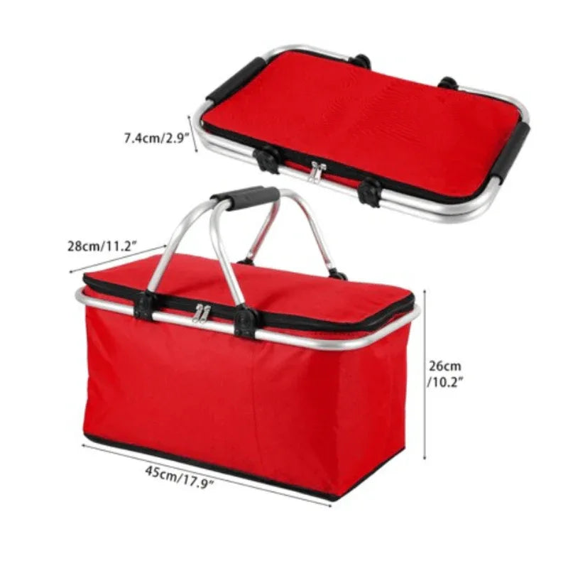 Portable outdoor picnic storage basket 30l - Prozone