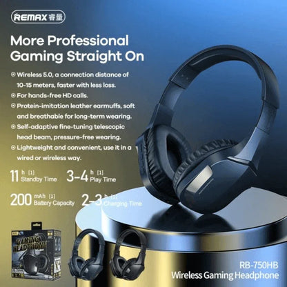 Remax wireless edr gaming headphone rb 750hb - Prozone