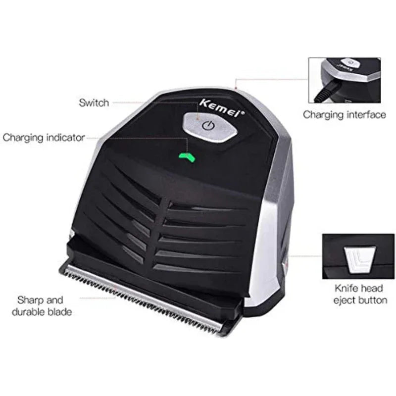 Kemei km 6032 pro hair clipper with 9 different combs - Prozone
