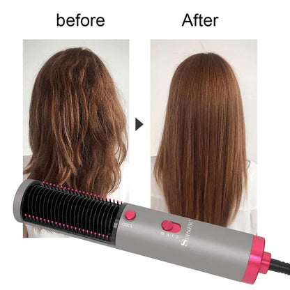 3 in 1 hair straightener with blow dryer and brush - Prozone