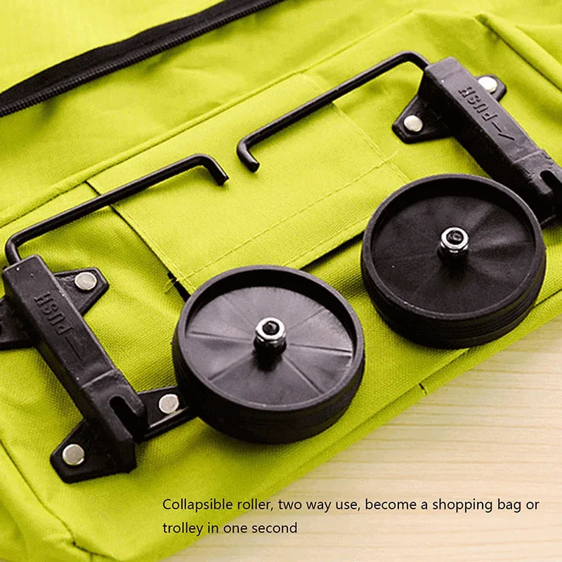 Foldable trolley bag grocery bags with wheels - Prozone