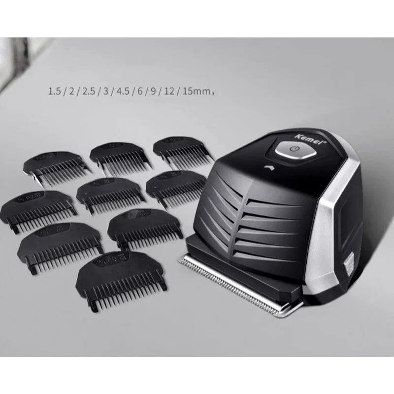 Kemei km 6032 pro hair clipper with 9 different combs - Prozone