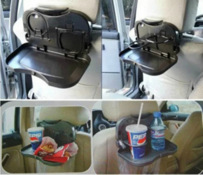1pcs folding auto car back seat table drink food cup tray - Prozone