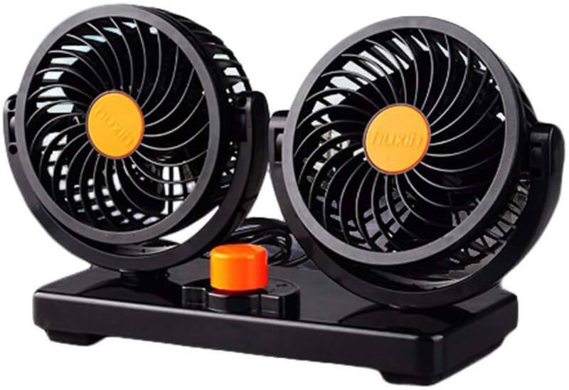 Dual head electric car fan - Prozone