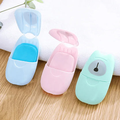 2 pcs portable paper soap disposable hand wash - Prozone