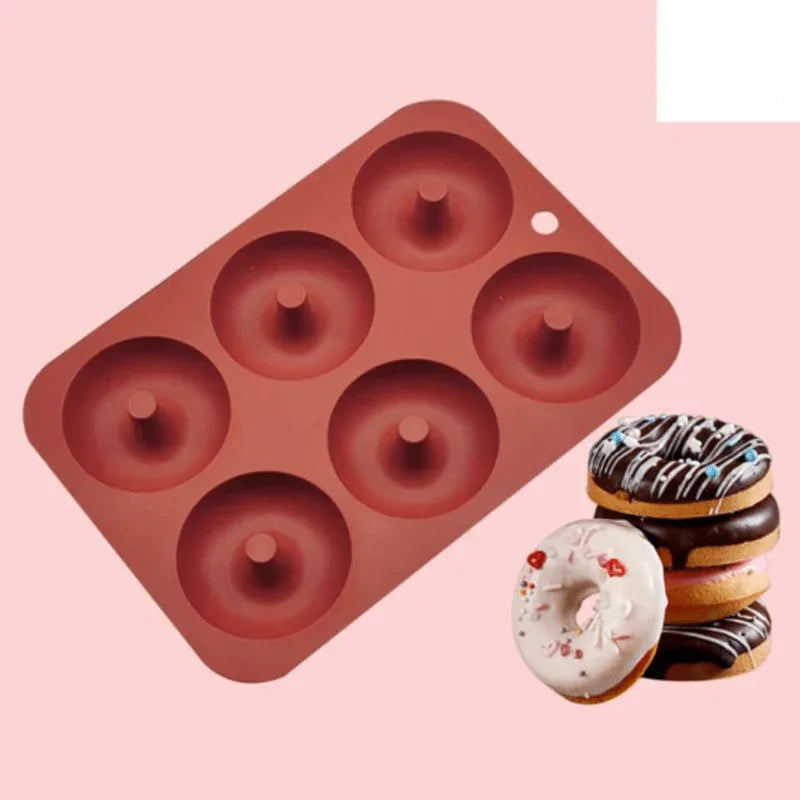 3d silicone 6 donut maker mold - Prozone