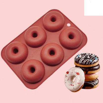 3d silicone 6 donut maker mold - Prozone